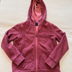 Figs Rose Full Zip Fleece Jacket